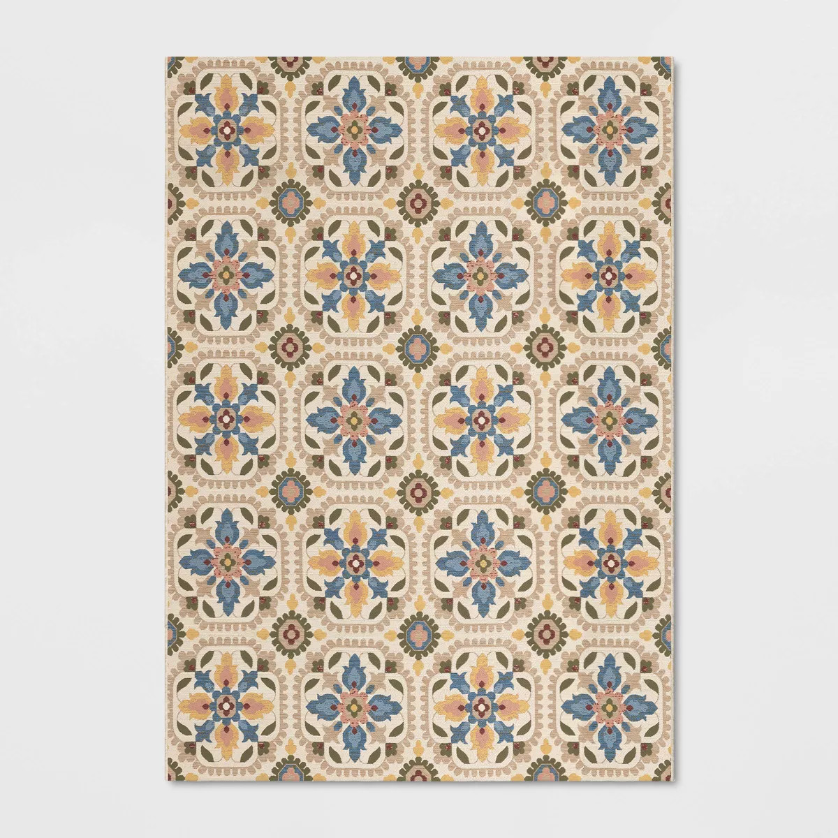 7'x10' Nomad Rectangular Woven Outdoor Area Rug Beige - Threshold™ | Target