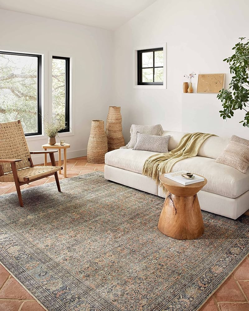 Loloi II Adrian Collection ADR-03 Terracotta/Multi 2'-6" x 9'-6" Runner Rug | Amazon (US)