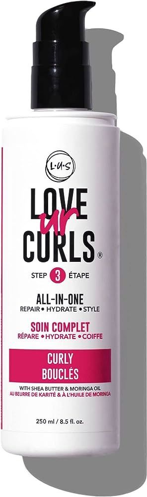 LUS Brands Love Ur Curls All-in-One Styler for Curly Hair, 8.5oz - Repair, Hydrate, and Style in ... | Amazon (US)