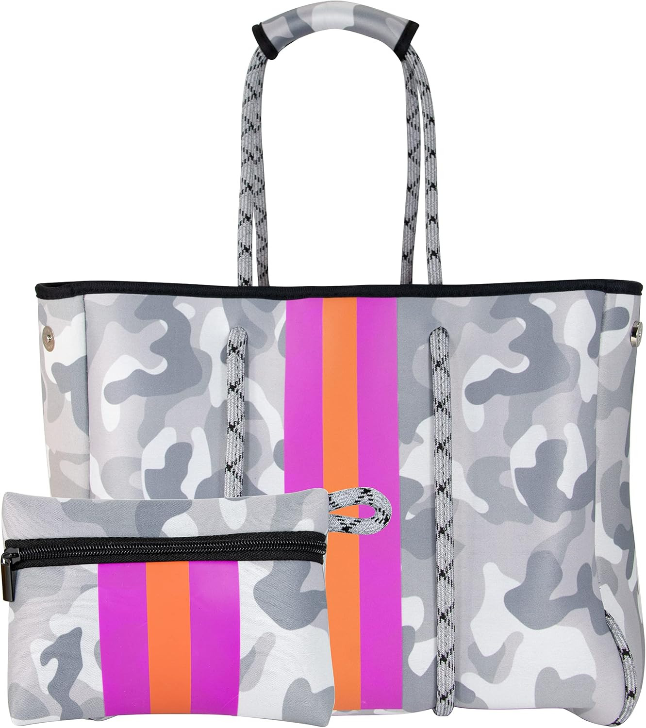 QOGiR Neoprene Multipurpose Beach Bag Tote with Inner Zipper Pocket … | Amazon (US)