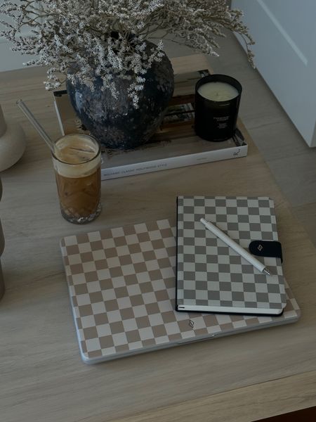 cutest checkered laptop case + notebook 

#LTKfindsunder50 #LTKworkwear