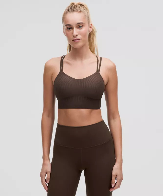 Like a Cloud Ribbed Longline Bra | lululemon (AU)