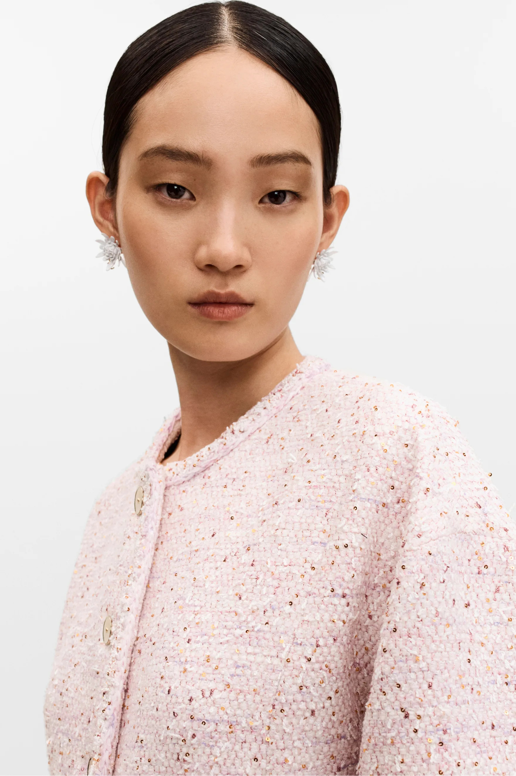 Jacket - Tweed, pink, purple, white & gold — Fashion | CHANEL | Chanel, Inc. (US)