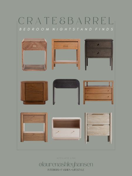 Crate & Barrel nightstand favorites! If you’re looking to refresh your bedroom, or maybe have a little one needing a bedroom upgrade like us, all of these nightstand options are beautiful and timeless for any age. We have the Keane ones and couldn’t love them more—one of my best purchases! 

#LTKstyletip #LTKhome