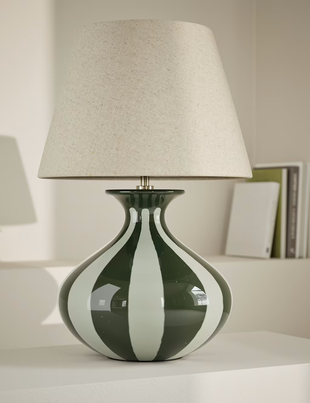 Ceramic Striped Table Lamp | Marks & Spencer (UK)