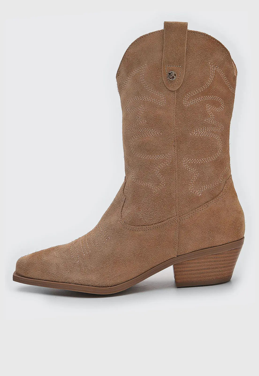 Bota Western Bottero Bordado Bege | Dafiti (BR)