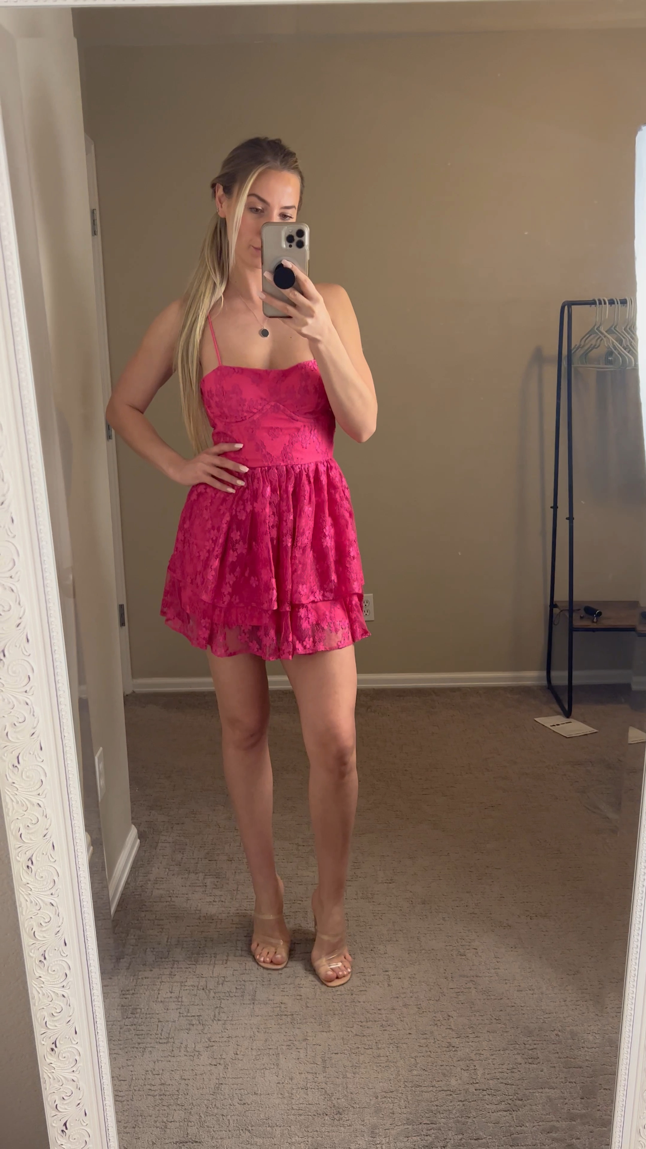 The color of this dress is just so beautiful❤️‍🔥

Xoxo, 
Outfit inspiration, spring summer outfit, 
Dress, pink floral dress

#LTKSeasonal #LTKunder100 #LTKstyletip