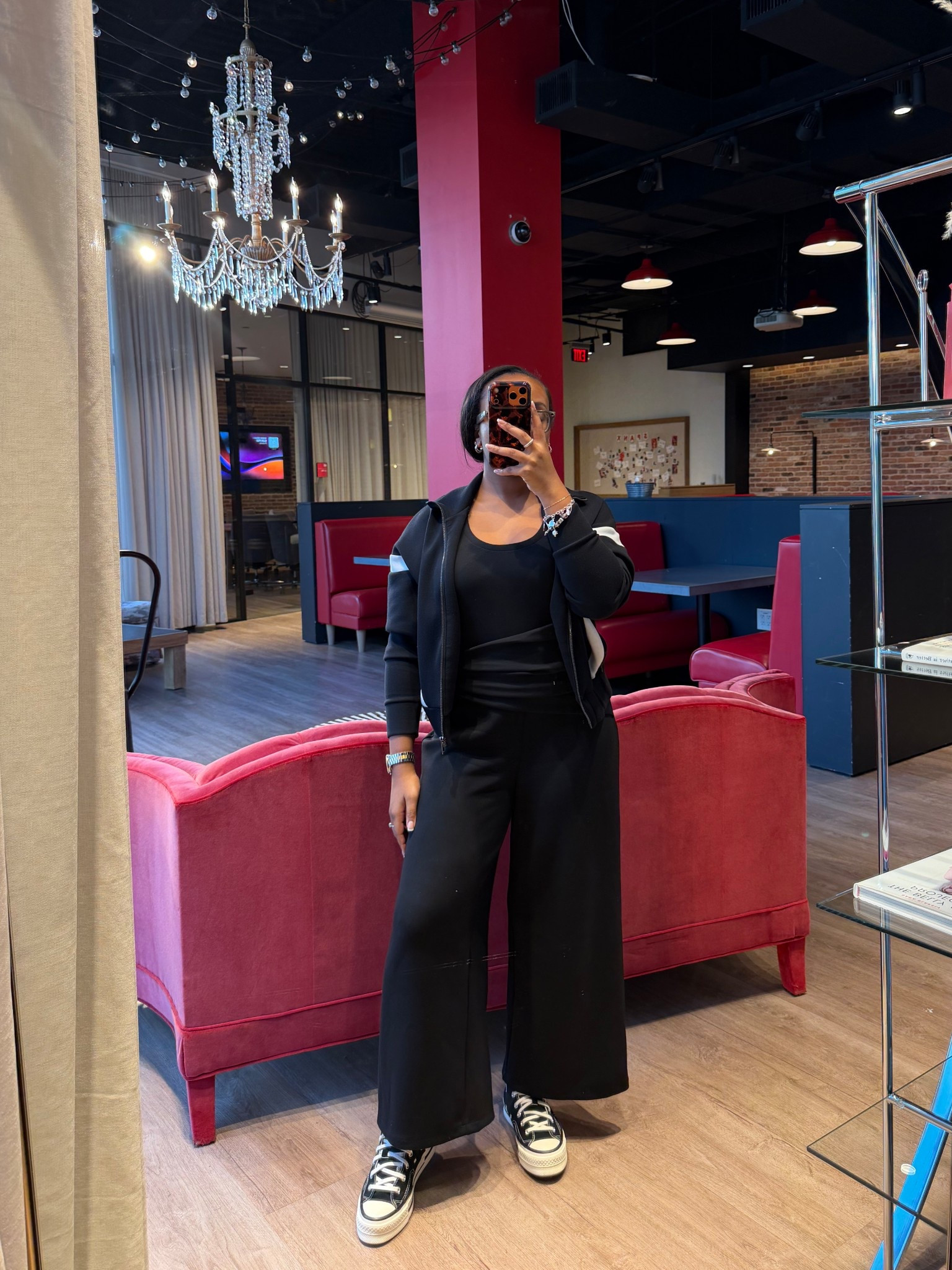 Workwear Wednesday ❤️

Spanx  AirEssentials Sleeveless Draped Jumpsuit, work outfit, casual style, travel outfit, track jacket, converse, all black outfit

#LTKWorkwear #LTKootd