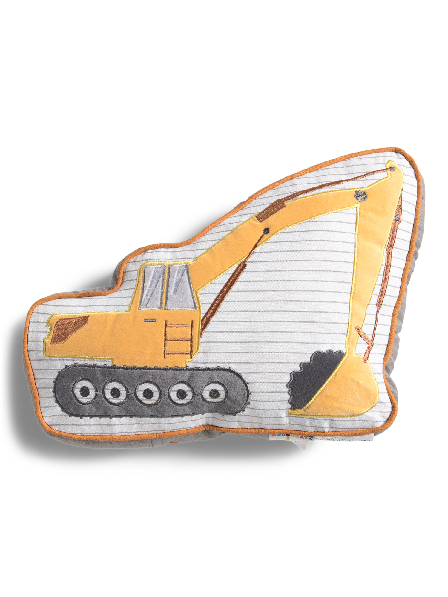 13x17 Construction Excavator Site Pillow | Marshalls