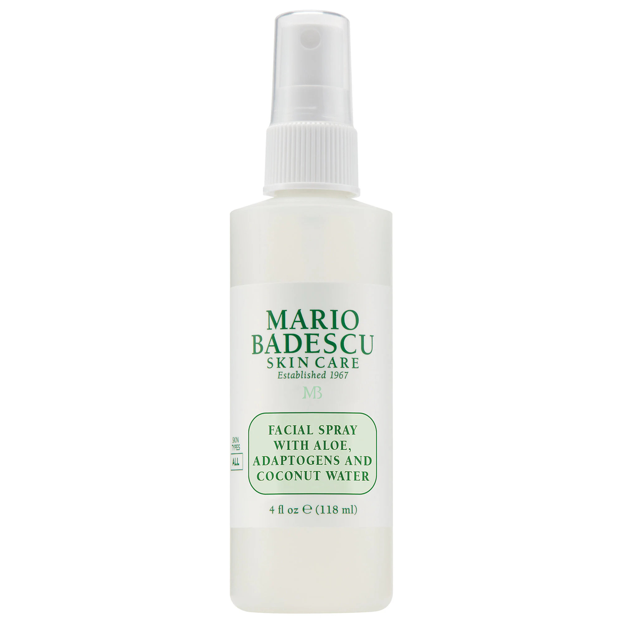Mario Badescu Facial Spray with Aloe Adaptogens, and Coconut Water 4 oz/ 118 mL | Sephora (US)