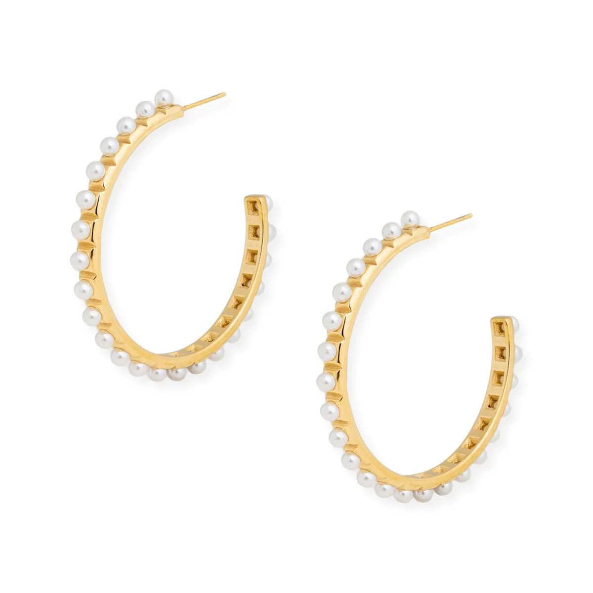 Ellie Pearl Hoops | BRACHA