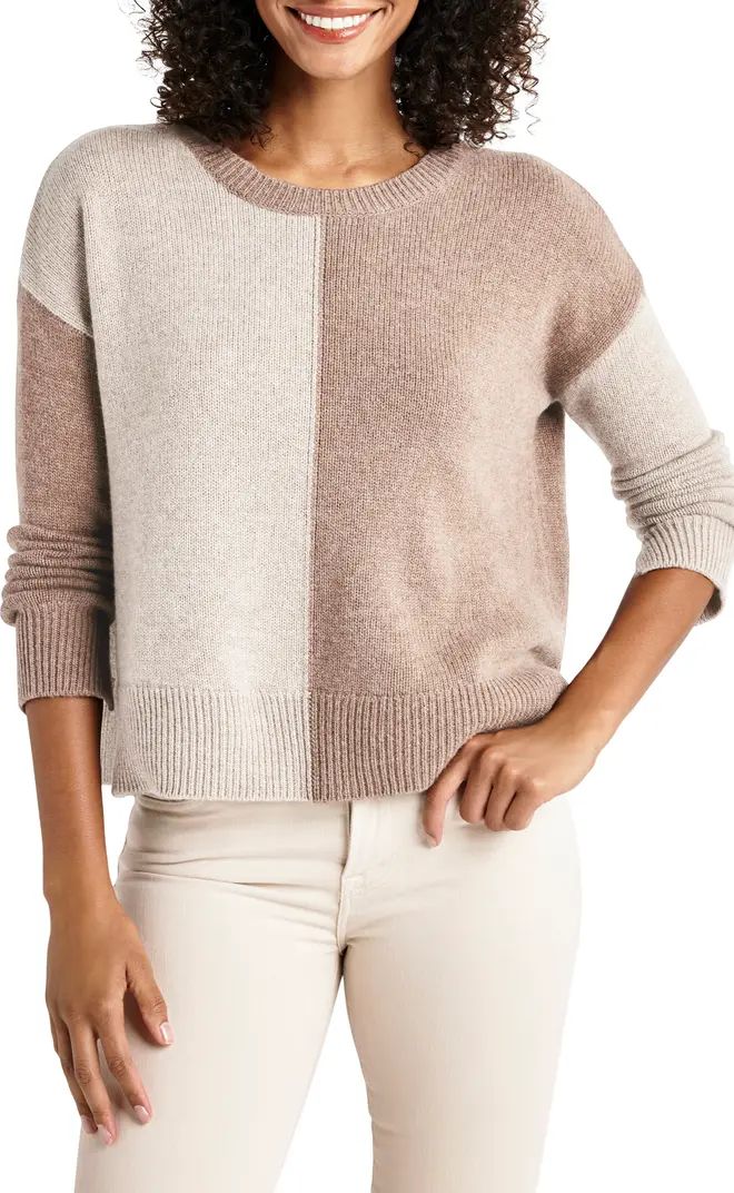 Amy Colorblock Crewneck Sweater | Nordstrom