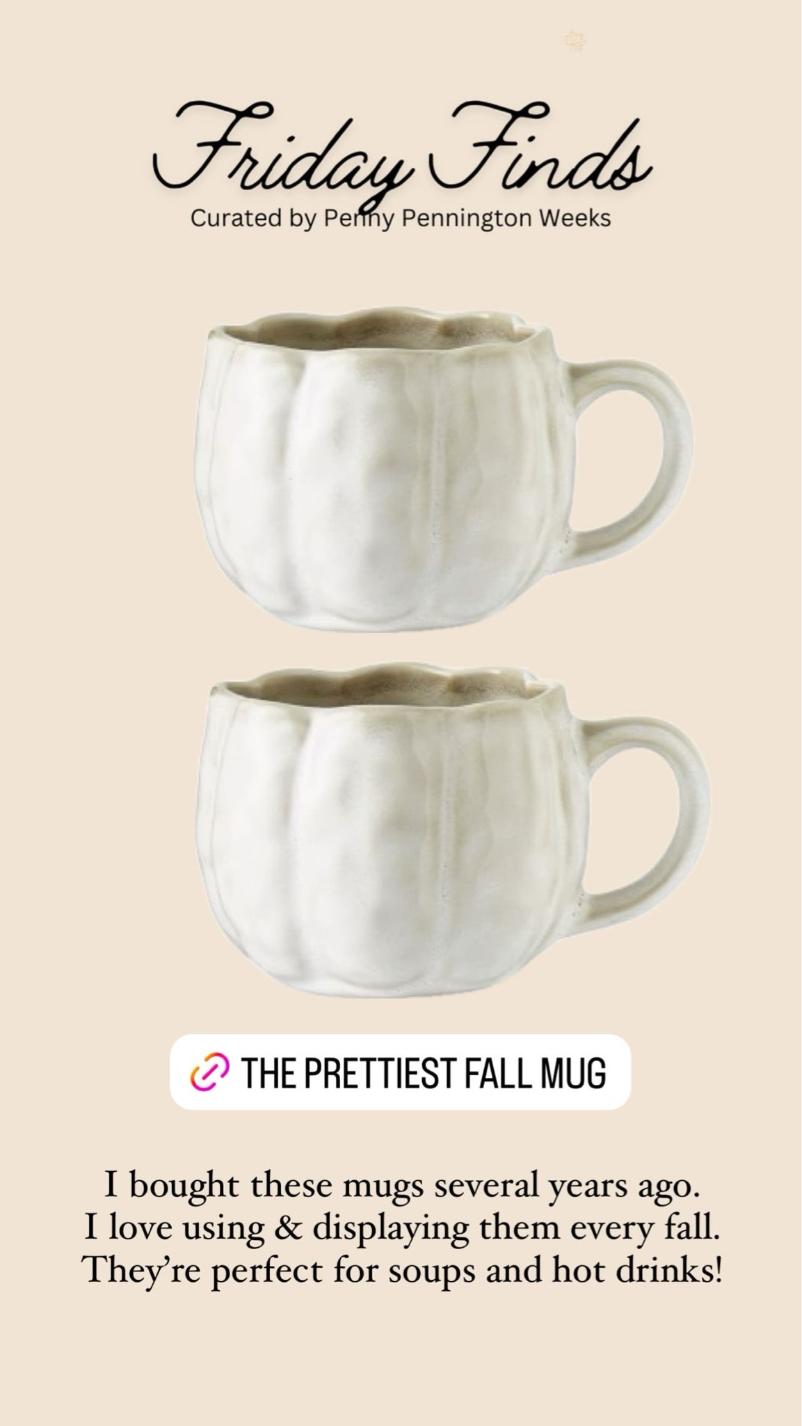 My favorite fall pumpkin mugs!

#LTKSeasonal #LTKHalloween #LTKHoliday