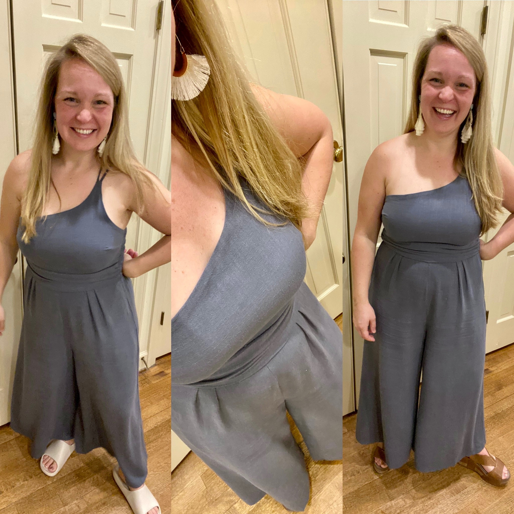 Super cute one shoulder spring romper 

#LTKunder50