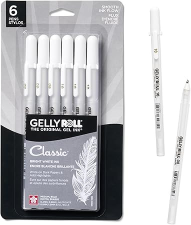 SAKURA Gelly Roll Gel Pens - Medium & Bold Tip Ink Pens for Journaling, Art, or Drawing - Classic... | Amazon (US)