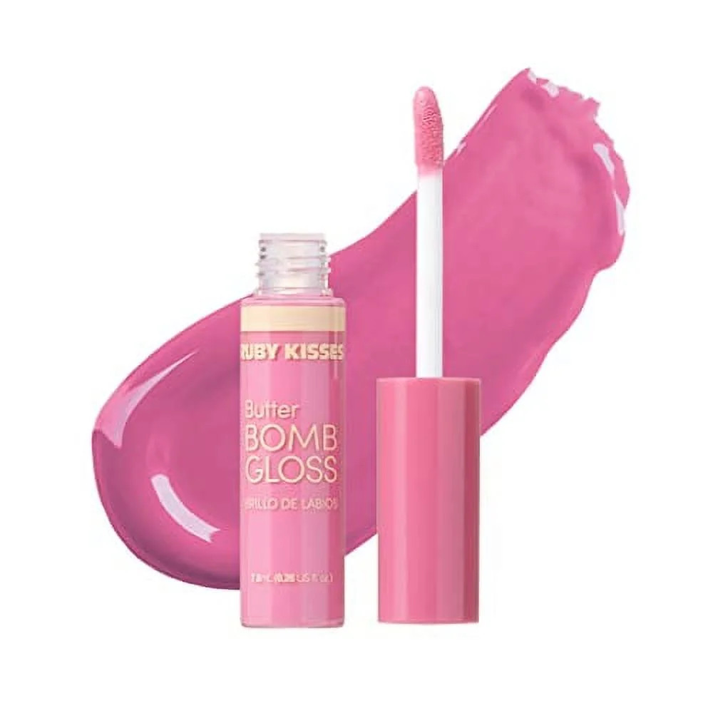 Ruby Kisses Lip Gloss Butter Bomb Gloss Non-Sticky Lip Gloss Vitamin E Natural Nude Lip Makeup - ... | Walmart (US)