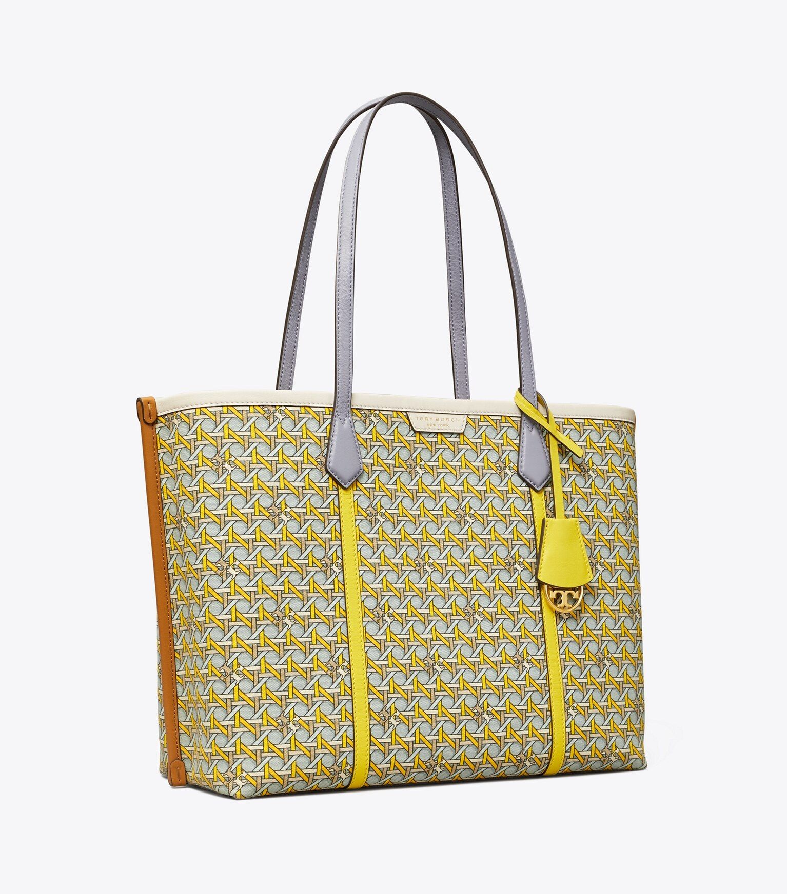 Perry Printed Canvas Triple-Compartment Tote Bag | Tory Burch (US)