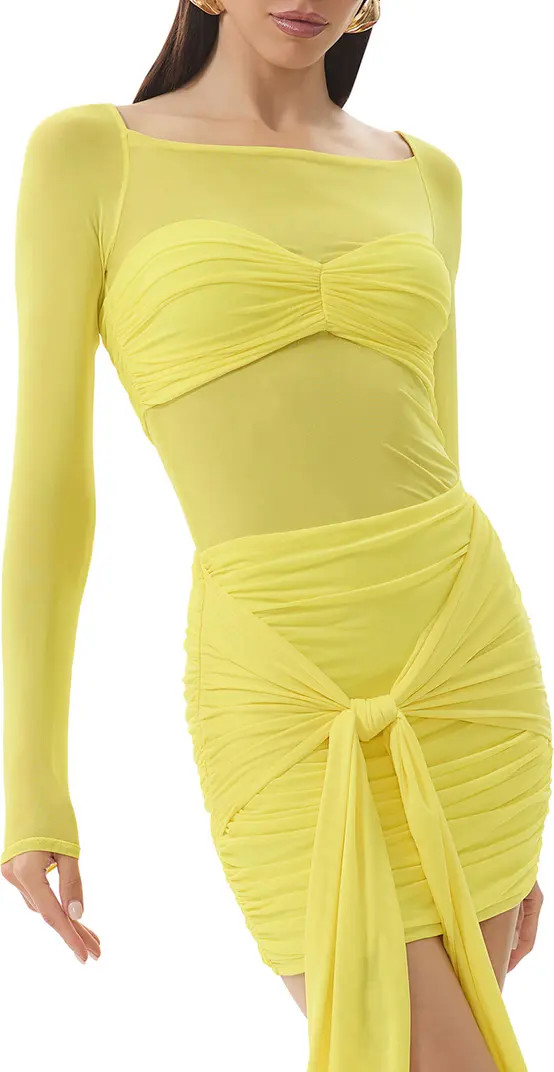 Eagan Long Sleeve Mesh Top | Nordstrom