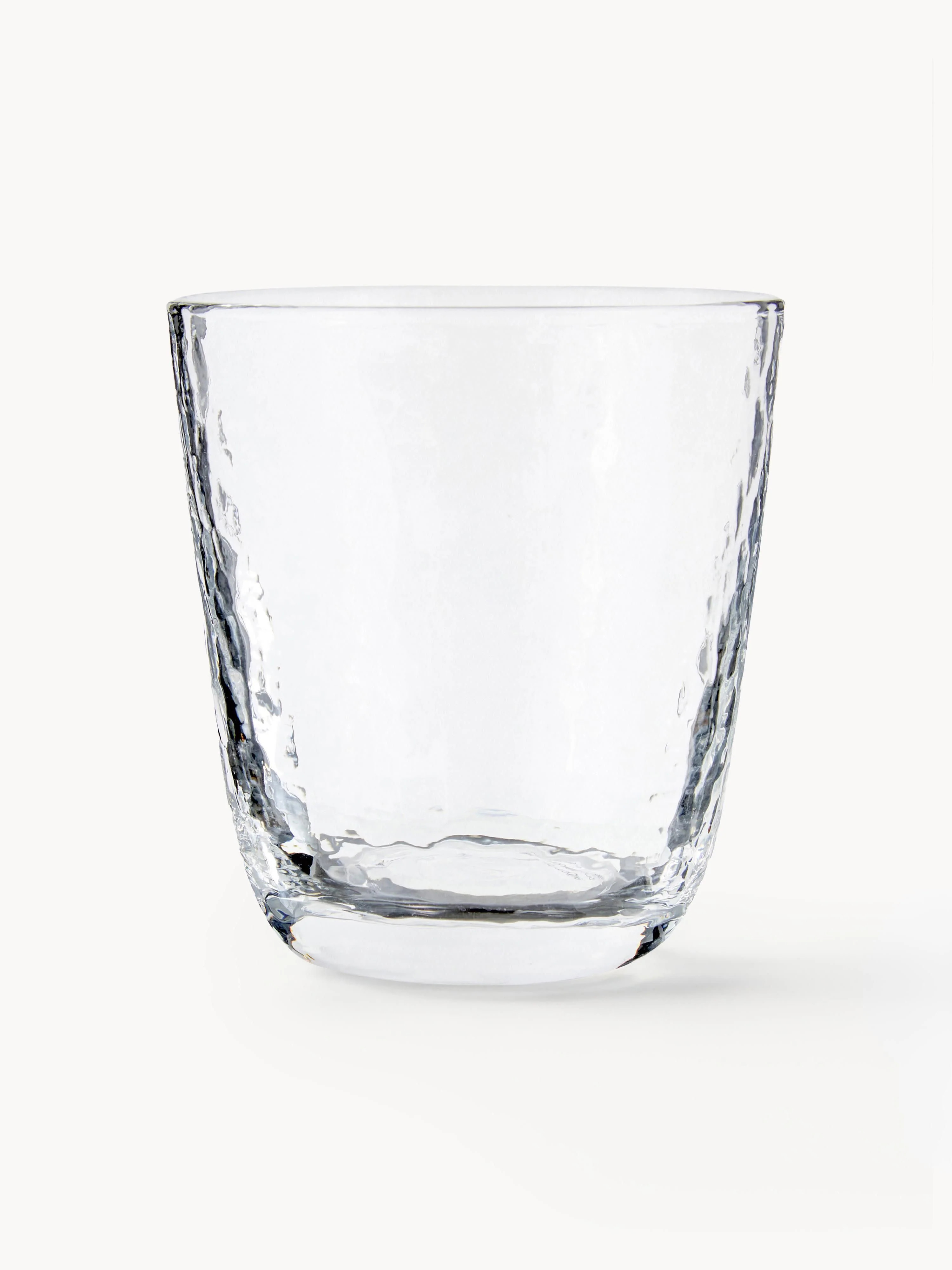 Mundgeblasene Wassergläser Hammered, 4er-Set | Westwing EU