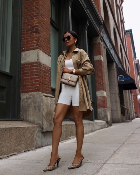 Causal summer outfit ideas
Nordstrom white romper 
Saint Laurent Solferino bag
Gucci heels run TTS


#LTKItBag #LTKShoeCrush #LTKFindsUnder100