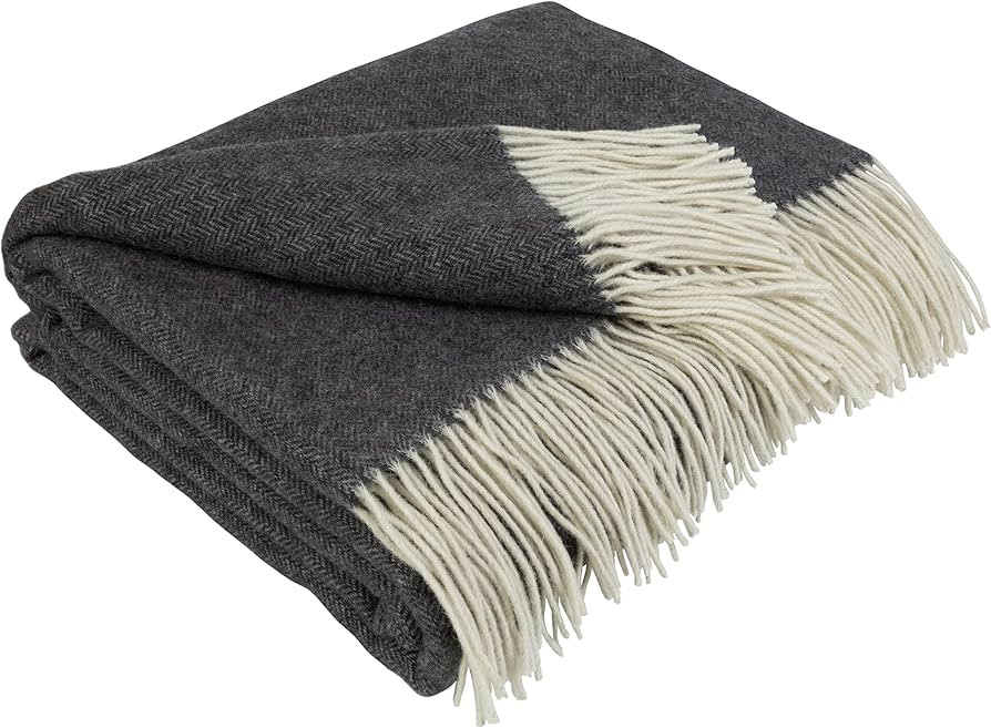 LYHome Cashmere Blanket with Merino - Luxury Wool Throw Soft Cozy and Warm, Decorative Throws Cou... | Amazon (US)