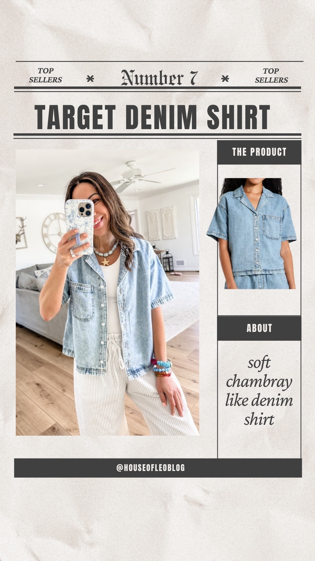 Wearing XS denim shirt. Short sleeve denim shirt. Target style. Target fashion.

#LTKOver40