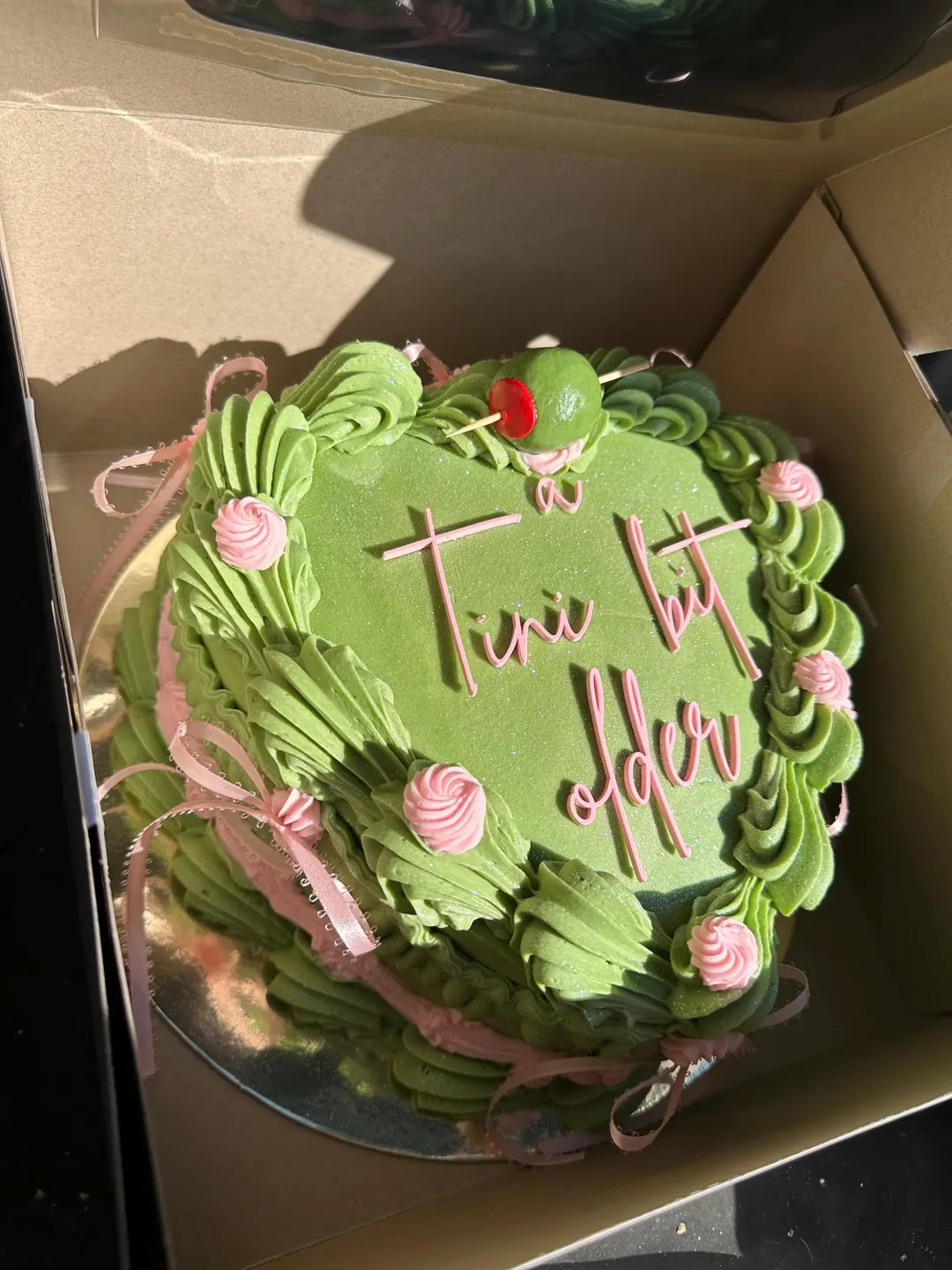 A Tini Bit Older Cake Charm, Martini Theme Cake Charm, Olive You Cake Charm, a Tini Bit Older Cak... | Etsy (US)