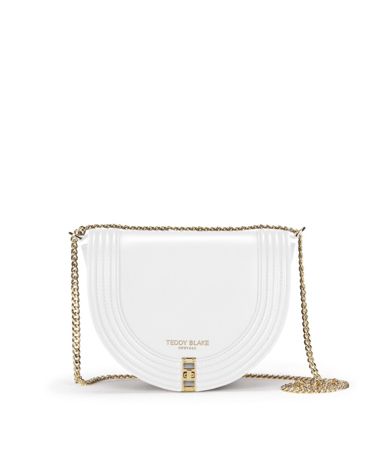 Teddy Blake Cleo Vitello 8" - White | Macy's