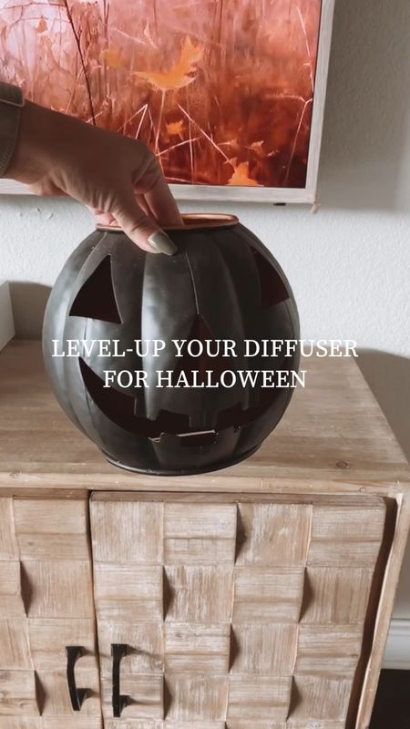 Level-up your diffuser for Halloween. Set it inside of a jack-o-lantern or cauldron and it’ll look like smoke is coming out of it! Bonus points if you can change the color. I used one of the pumpkins from my Sams set, but you can use any cauldron you can find. If it doesn’t open try cutting the bottom out or drilling a hole in the back to run the cable into  

#LTKSeasonal #LTKHalloween #LTKhome