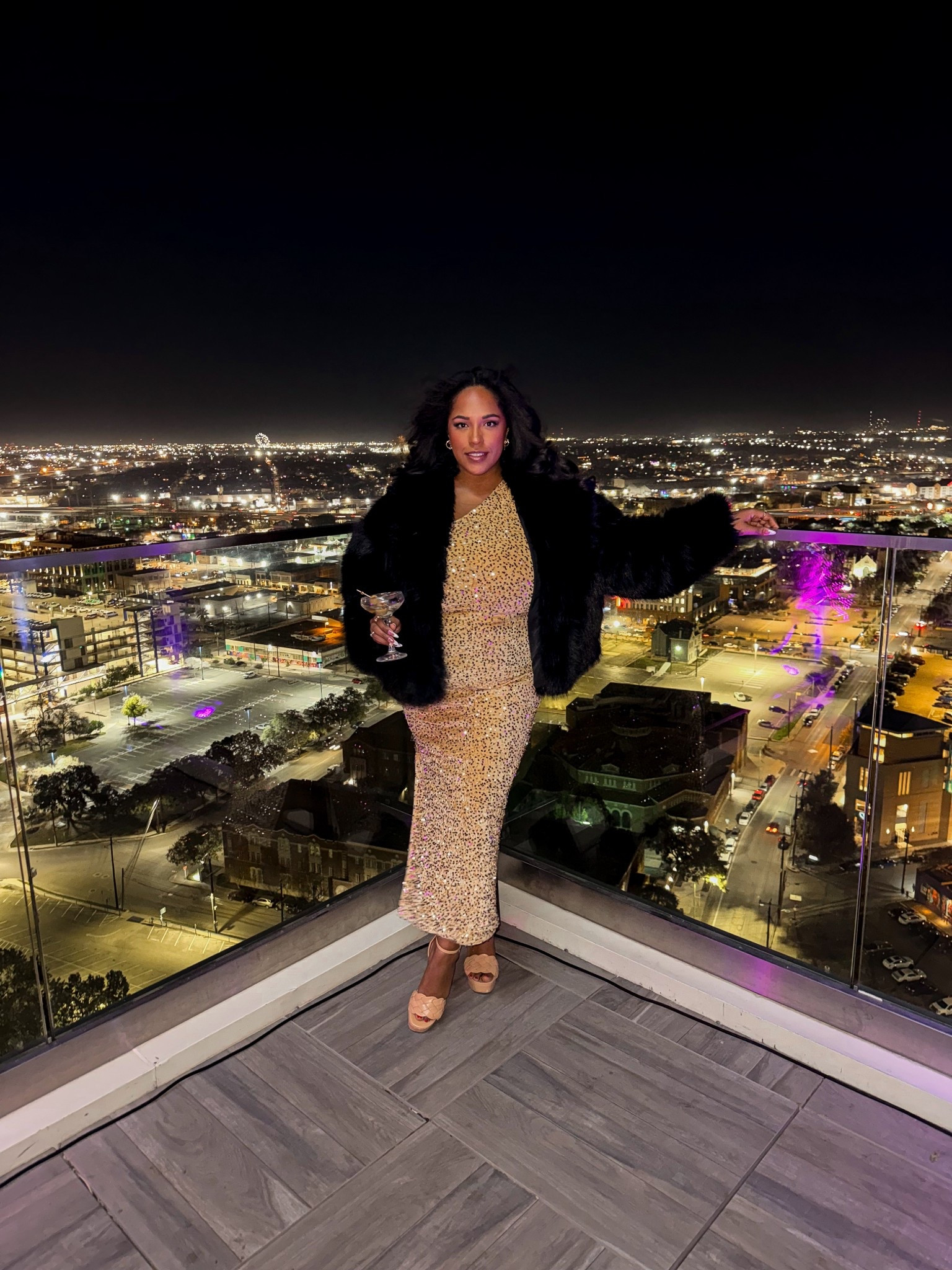 NYE on a rooftop 🎉🍾✨🥂

I love this dress I found on sale at Nordstrom for $65! 

#LTKMidsize