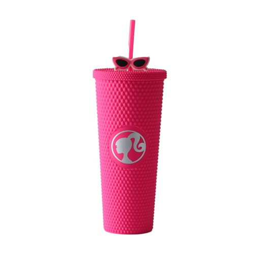 MINISO Barbie Collection Studded Tumbler with Straw (700mL), Fashionable and Functional Drinkware for Barbie Enthusiasts | Amazon (US)