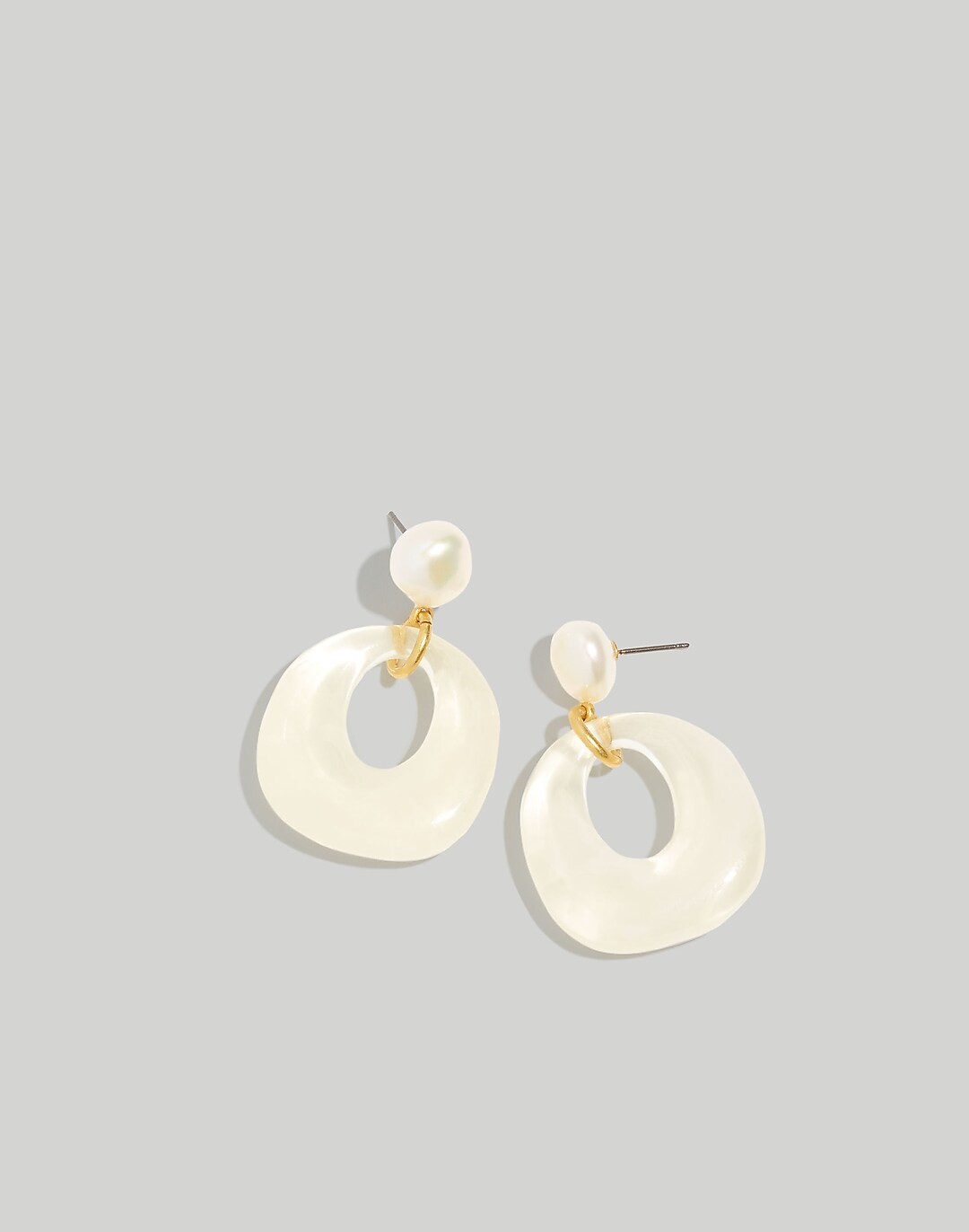 Freshwater Pearl Statement Drop Earrings | Madewell