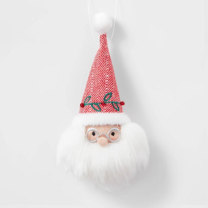 Gnome Santa with Glasses Christmas Tree Ornament - Wondershop™ | Target