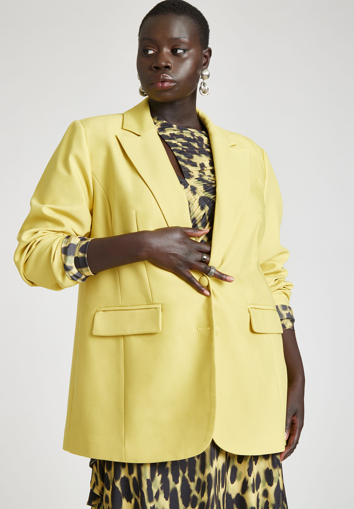 Oversized Single Breasted Blazer | Eloquii