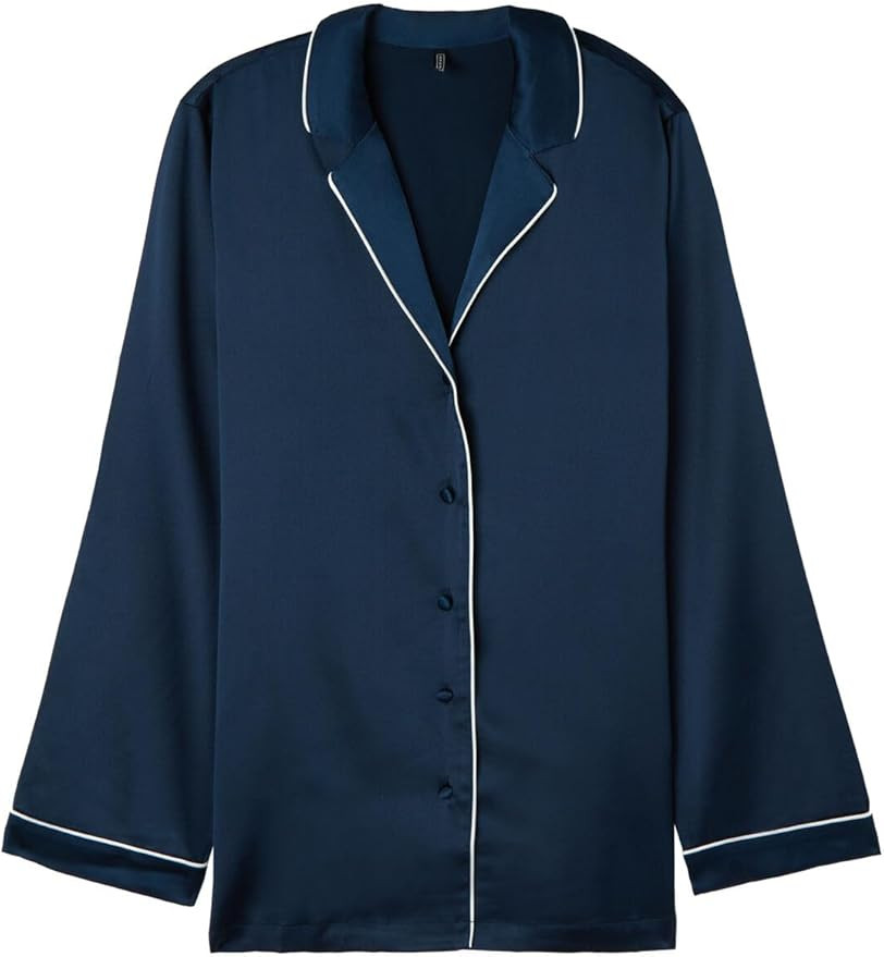 Intimissimi Woman's Menswear Cut Silk Jacket | Amazon (US)