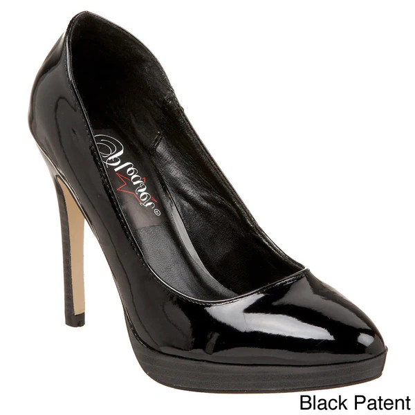 Pleaser Women's 'Bliss-30' Black Pumps | Bed Bath & Beyond