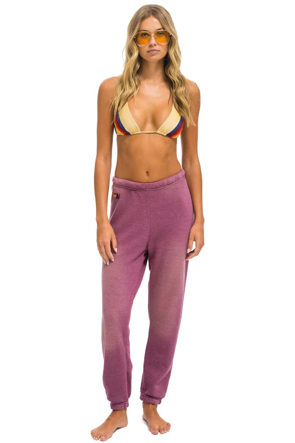 ESSENTIAL SWEATPANTS - FADED BERRY | Aviator Nation