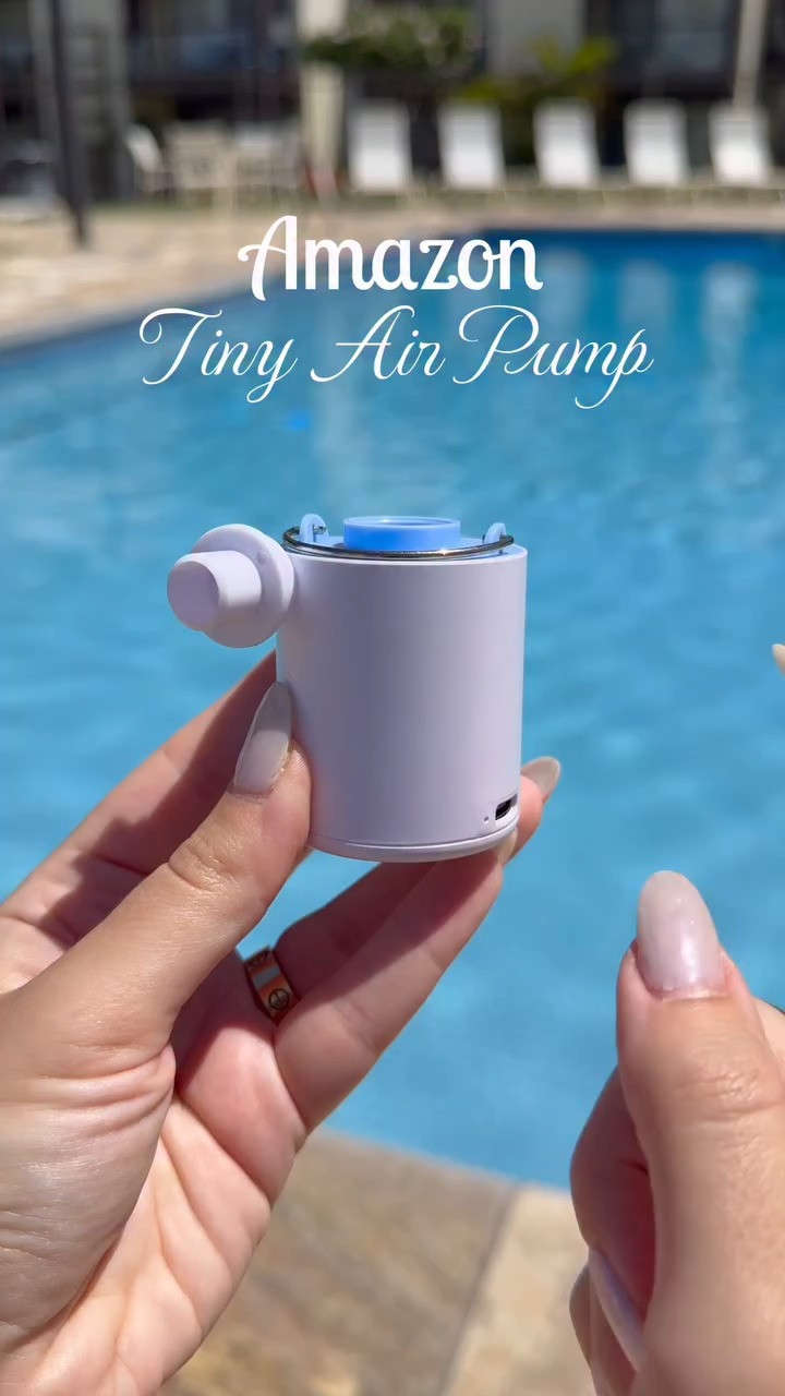 Amazon Tiny Air Pump! This is one of those finds you don’t realize you need until you use it 🙌. Perfect for pool floats,
air mattress, inflatable pool and more. It’s rechargeable, lightweight and take up no space 🛟💛
#amazonhome #airpump #summermusthave #founditonamazon #amazongadget 

 #LTKfitnessgoals #LTKActive #LTKSwim