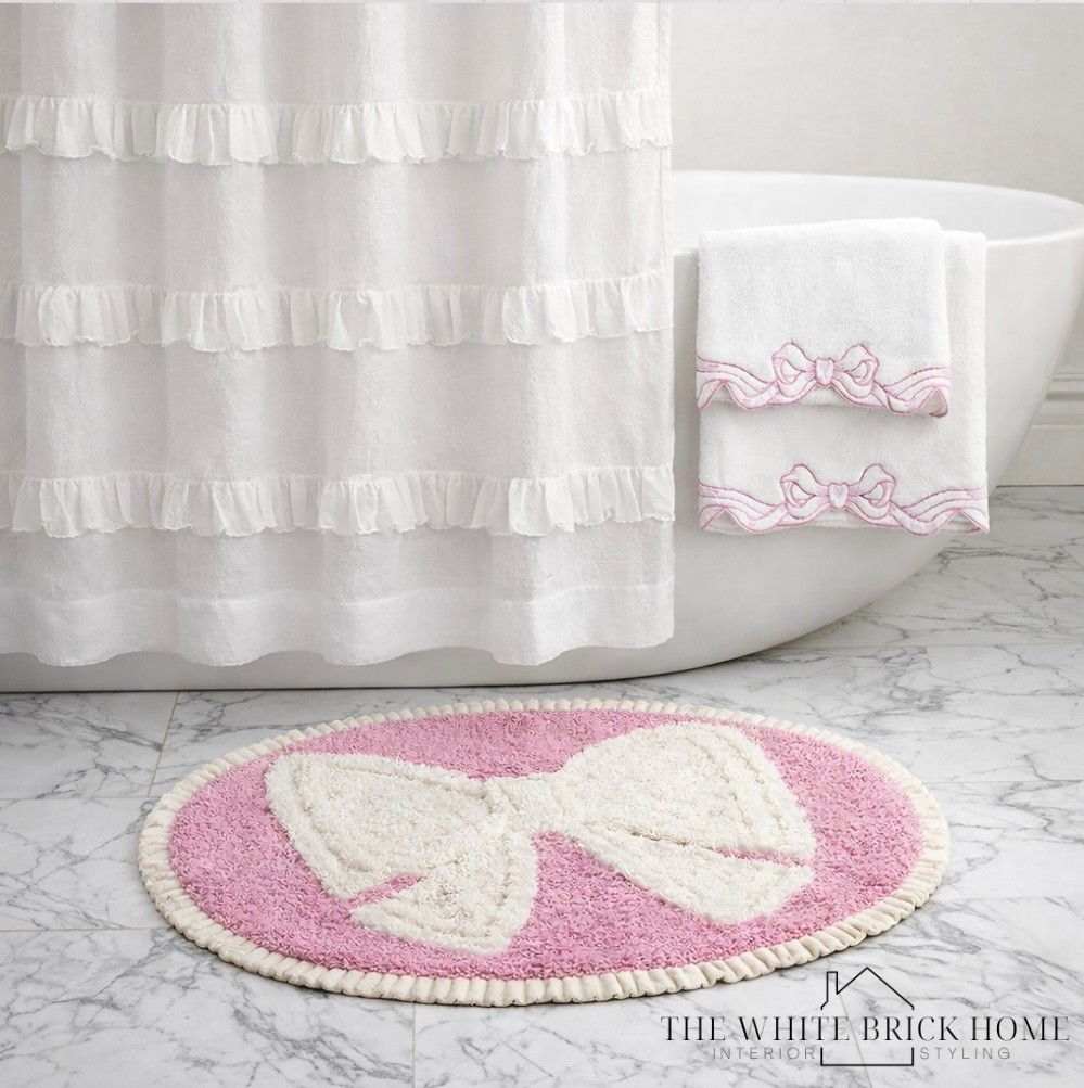 A beautiful bathroom combination that is feminine and romantic from loveshackfancy and pottery barn! 
❤️❤️
Bath, bathroom, bathroom decor, bathroom accessories, bathroom decor, bathroom design, shower curtain, bath mat, towels, girls bath, girls bathroom, girls room, girls bathroom ideas, pottery barn bathroom, loveshackfancy bathroom, loveshackfancy kids bathroom, kids bathroom, kids bathroom design, kids bathroom accessories, bathroom accessories, home decor, home design 


#LTKHome #LTKKids #LTKSaleAlert