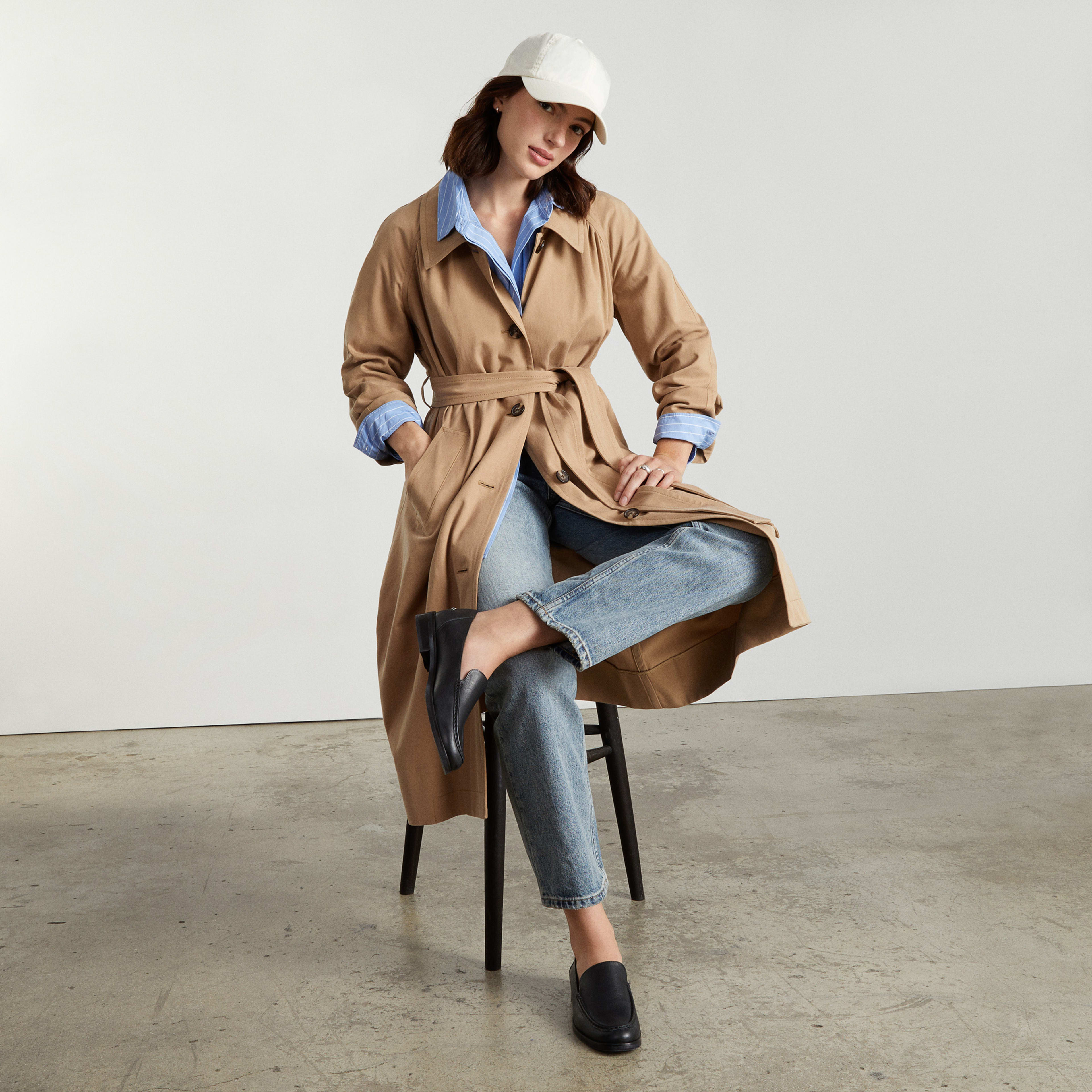 The Gathered Drape Trench | Everlane
