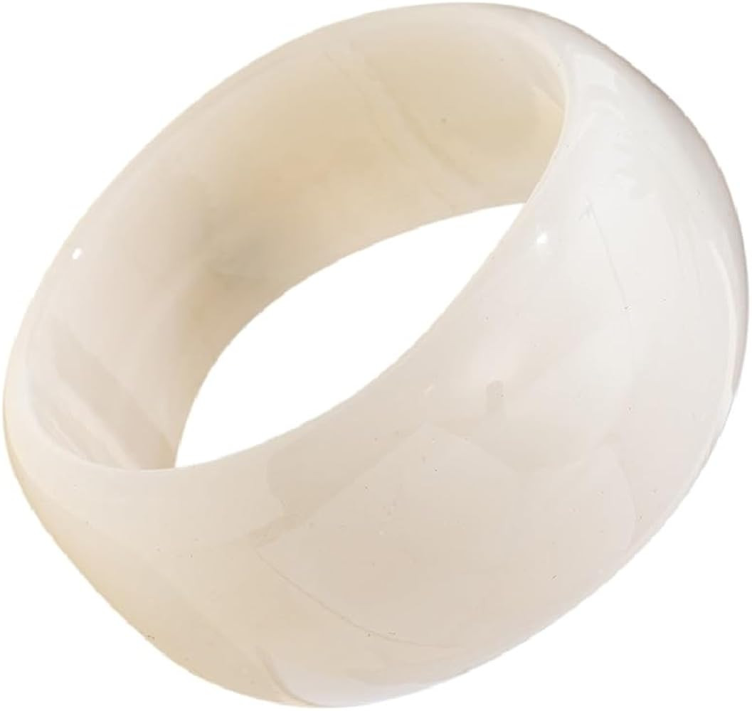 Bohemian Colorful Geometric Cuff Bangle Chunky Irregular Wide Bangle Bracelets Multiple Color Acr... | Amazon (US)