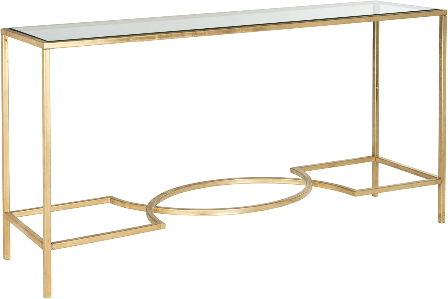 Safavieh Home Collection Inga Gold Console Table | Amazon (US)