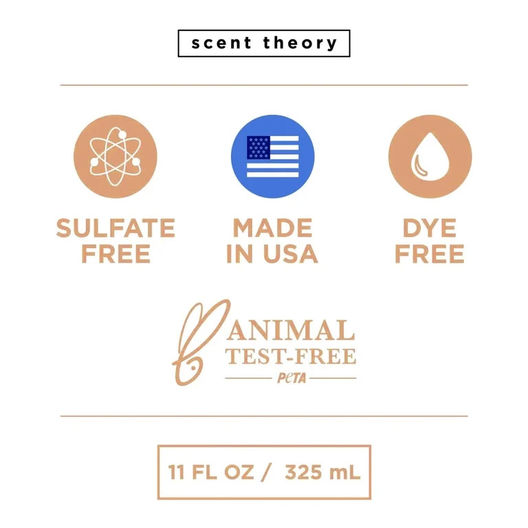 Scent Theory Foaming Hand Soap, Vanilla + Golden Amber, 11 fl oz | Walmart (US)