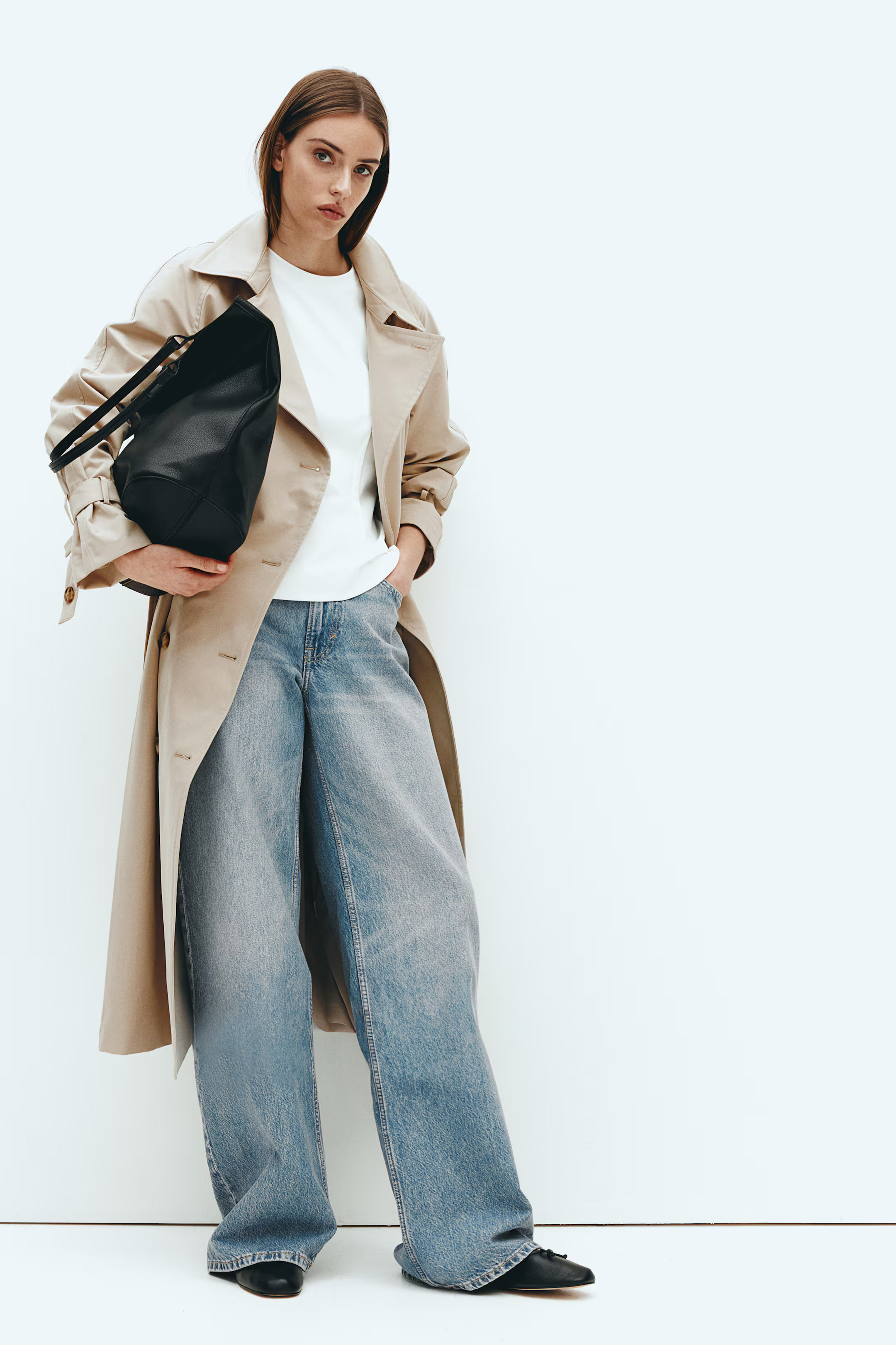 Zweireihiger Trenchcoat | H&M (DE, AT, CH, NL, FI)