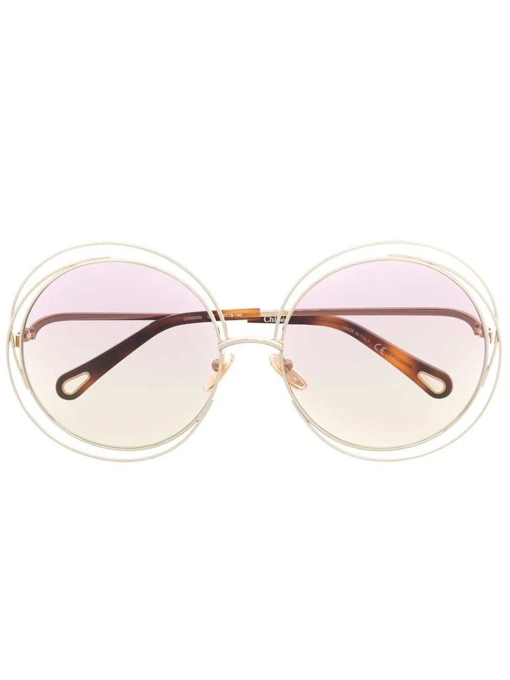 oversized round sunglasses | Farfetch Global