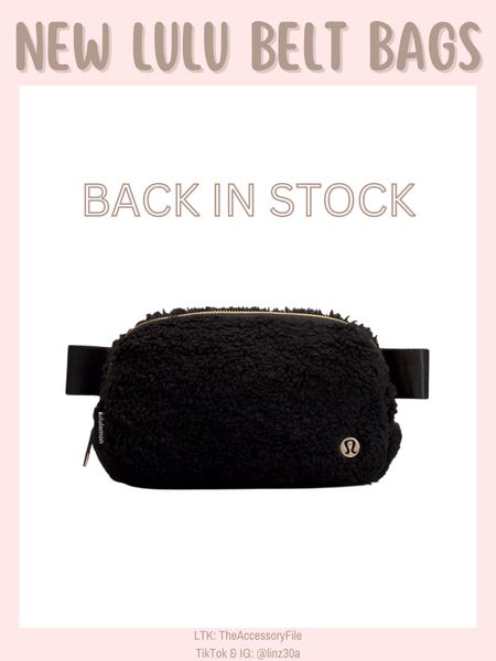 Back in stock! 

Sherpa belt bag from lululemon! Fanny pack, fall purse, winter purse, fall belt bag, winter belt bag, lululemon belt bag 

#LTKitbag #LTKunder100 #LTKSeasonal
