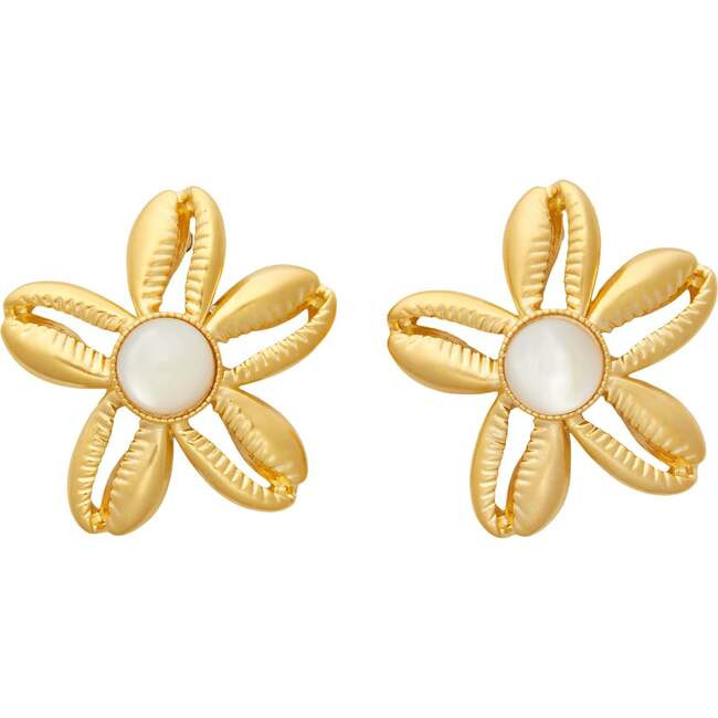 Brinker & Eliza | Aloha Earrings (Gold, One Size) | Maisonette | Maisonette