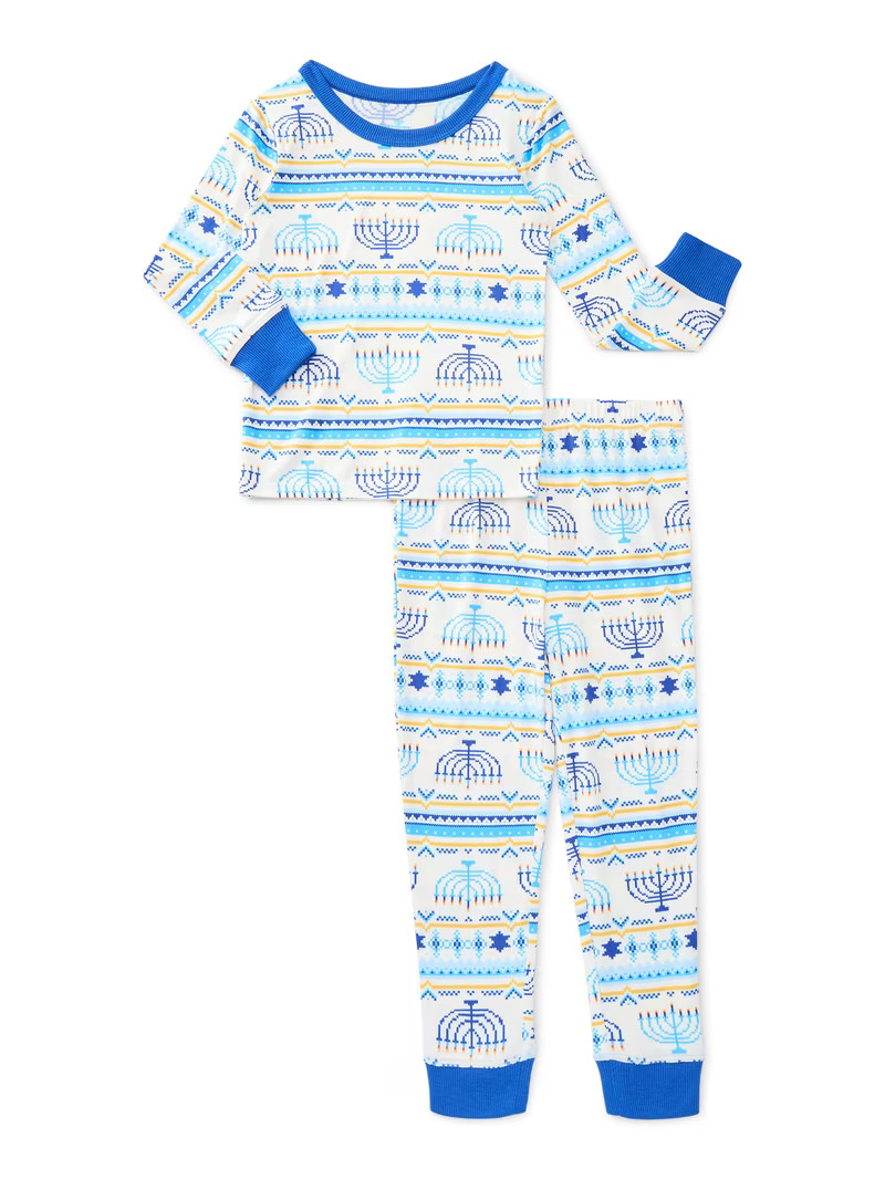 Hanukkah Toddler Matching Family Pajamas Set from Way to Celebrate, 2-Piece, Sizes 2T-5T - Walmar... | Walmart (US)