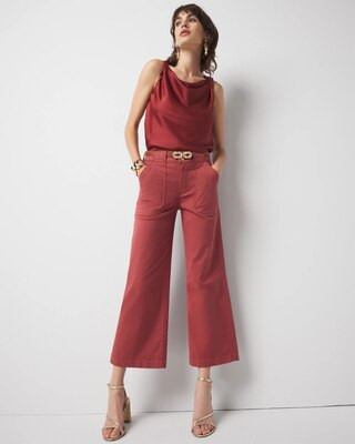 Pret Utility Wide Leg Cropped Pants | White House Black Market