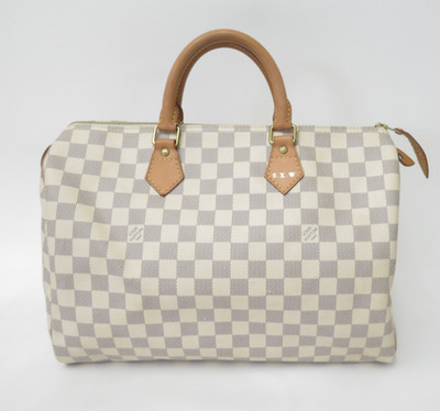 Authentic Louis Vuitton Damier Azur Speedy 35 Hand Bag F#51572 | eBay US